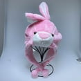 thumbnail image 4 of Huanledash Plush Hat with Earflaps Soft Washable Movable Ears Animal Cap Costume Supplies, 4 of 8