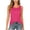 Hot Pink, variant on ATOYSOY Women’s Sleeveless Crew Neck Tank Top Casual Basic Loose Fitted Soft Light Breathable Tops For Summer Vacation Outdoor Daily Wear