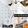 thumbnail image 4 of Halloween Bathroom Set with Shower Curtain sets and Rugs Accessories, Cute Gnomes Bat Horror Shower Curtain Witch Scary Bathroom Decor 4 Pcs, 4 of 8