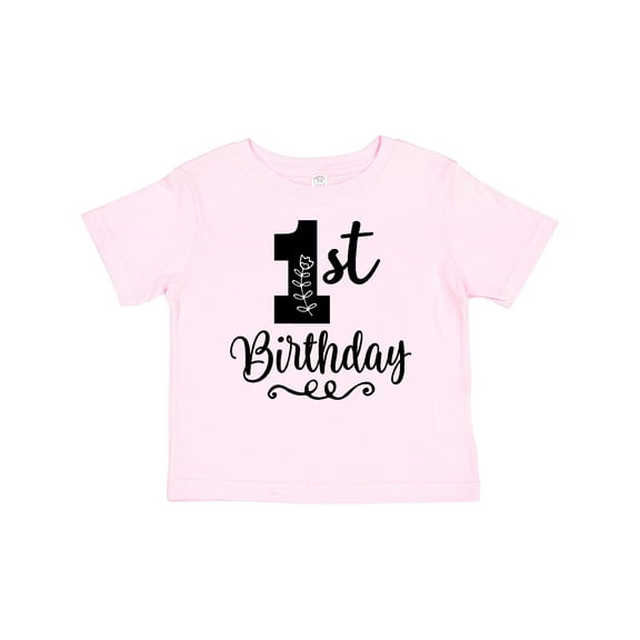 Inktastic 1st Birthday One Year Old Girls Girls Baby T-Shirt