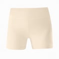 thumbnail image 6 of TAmten Girls Volleyball Shorts Girls Athletic Shorts Kids High Waisted Yoga Dance Biker Shorts Comfy Gymnastics Shorts 5-14Y(Beige,9-10 Years), 6 of 6