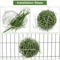 thumbnail image 4 of Rabbit Feeder Ball - 5.1inch Stainless Steel Hanging Feed Dispenser for Bunny Hamster Guinea Pig Rat Chinchilla, 4 of 8