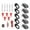 Warm Light, variant on Hxlamzoo 5 Pcs Roof Mouse Light Roof Marker Lights LED Roof Lamps Light Cab Marker Light Car Lighting Device Roof Tops Lamp Running Light