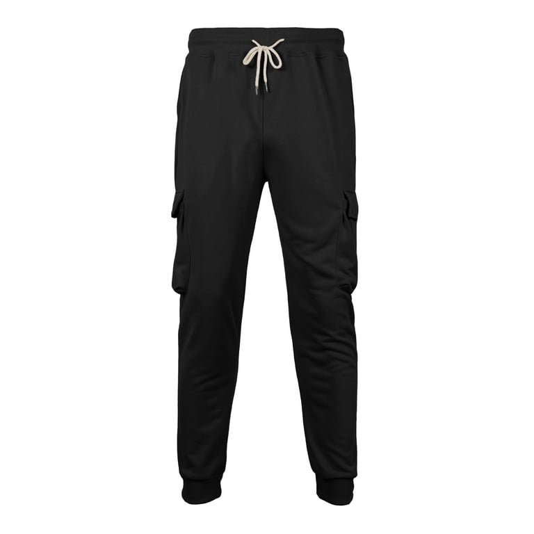 Bzhegqhd Men's thermal Fleece Lined Joggers Winter Warm Workwear