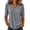 Gray, variant on Slub Cotton Long Sleeve Basic Pullover Tee for Women V Neck Curved Hem Spring Summer Casual Daily Tops