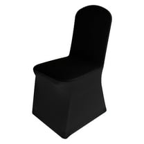 Banquet Chair Covers, Bleached White Spandex Slipcovers Pack of 10/20, Washable 18x19in for Wedding Party Hotel