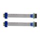 thumbnail image 2 of 2 Pcs PCI-Express PCI-E 1X Riser Card Extender Cable Extension Cable Length 20 cm, 2 of 5
