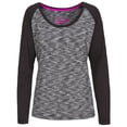 thumbnail image 1 of Trespass - Camiseta deportiva de manga larga modelo Miso para mujer (Gris piedra), 1 of 2