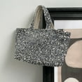 thumbnail image 5 of Elegant Glitter Sequins Handbag Sparkly Tote Bag for Daily Errands and Gathering, 5 of 21