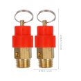 thumbnail image 2 of HEANUJJ 2 Pcs Soupape de Sécurité de Décharge Compacte pour Compresseur d'Air, 2 of 6