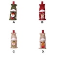 thumbnail image 4 of Bewildely Funda para botella de vino, funda con cordón de Navidad, fundas universales para champán, ropa de de comedor, accesorios de Navidad para Kits de decoración para fiestas Color alce/lino Bewildely HA068081-04, 4 of 6