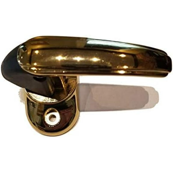 Inside Handle Storm Door Latch Bright Brass-Turn Handle Only