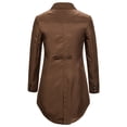 thumbnail image 4 of Robe de Soirée pour Homme Smoking à Manches Longues Simple Cinq Boutons Col Rabattu Complet, 4 of 6