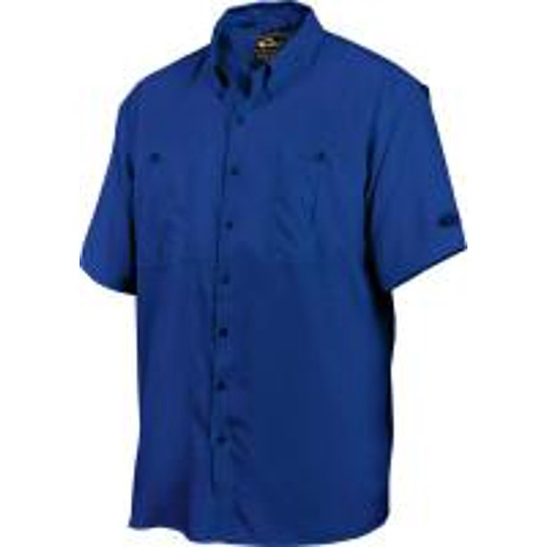 Drake Waterfowl Flyweight Shirt Vented Back Short Sleeve (Surf Blue