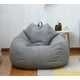 thumbnail image 3 of The color is as shown in the main picture 100*120cm Lazy Classic Bean Bag Chair Sofa Covers without Filler Linen Cloth Lounger Seat Bean Bag Pouf Puff Couch Tatami Living Room, 3 of 4