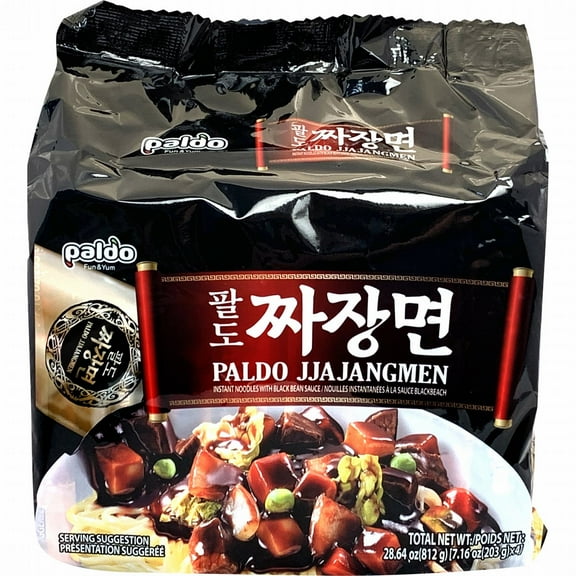 Paldo Jjajang Noodle 4 Pk