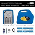 thumbnail image 4 of SPECSTAR 110-120V AC 60Hz 3/4HP Single Cylinder Portable Refrigerant Recovery Machine, 4 of 7