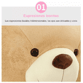 thumbnail image 3 of Oso de Peluche Grande Labg Con Bufanda 1 Mt Marron, 3 of 4