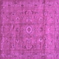 thumbnail image 1 of Ahgly Company Indoor Square Abstract Purple Contemporary Area Rugs, 8' Square, 1 of 4