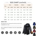 thumbnail image 2 of Wutalume Unisex Colorblock Zipper Pocket Hooded Jacket, Men's Casual Plush Jacket with Water-Resistant Finish, Warm Lining for Outdoor Adventures and Daily Protection,Black 3XL, 2 of 6