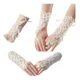 thumbnail image 5 of Velo Corto Y Guantes Para Primera Comunion Boda Nupcial, 5 of 6