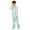 A01-Mint Green, variant on HCNTES Children's Adjustable Strap Snowsuit Kids Insulated Bib Overalls for Winter Skiing Outdoor Adventures(A01-Mint Green,6-7 Years)