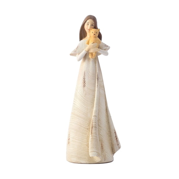 Unique Antique Decorative Angeled Figurine Resins Craft Shelf Desktop Display