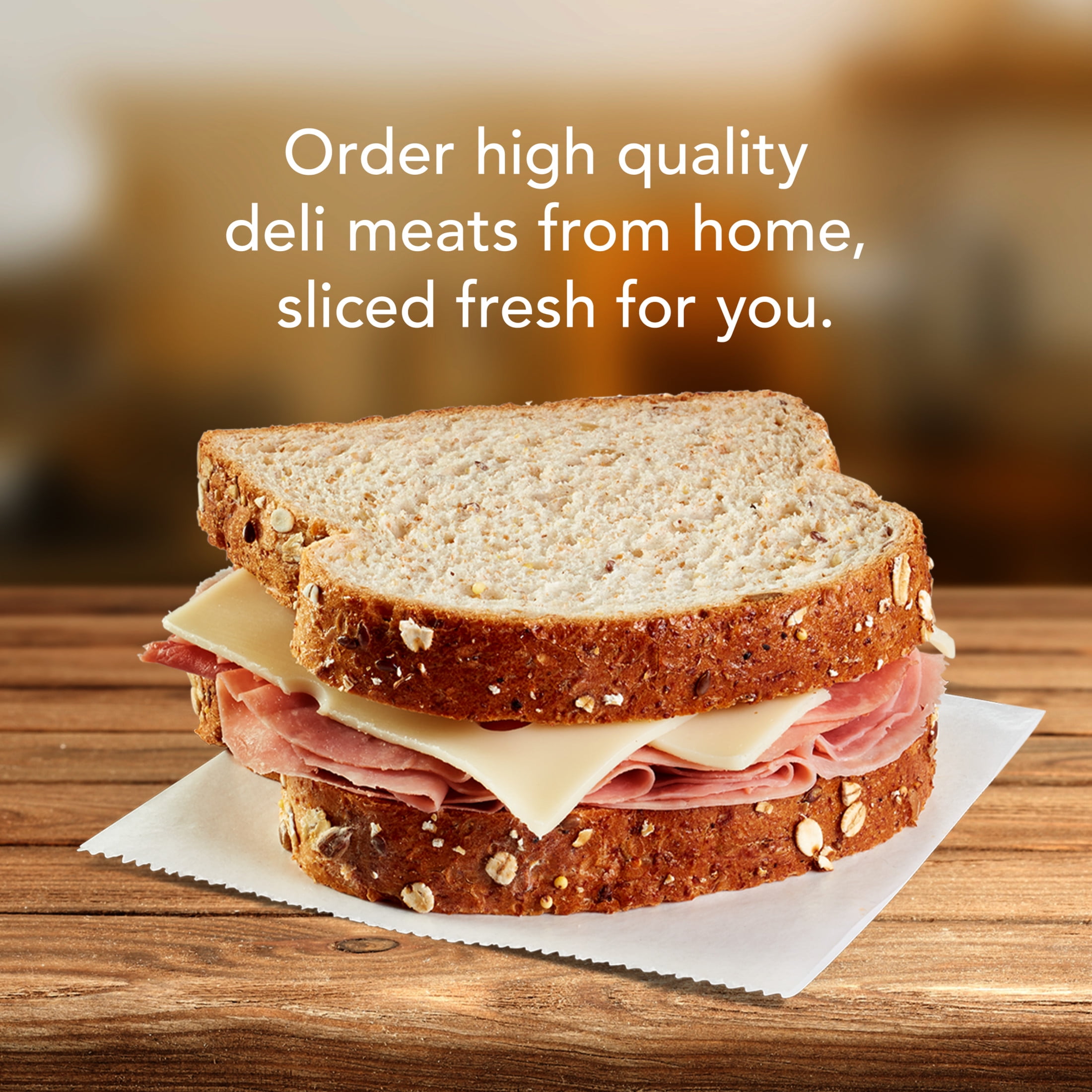 Sara Lee Sliced Fresh Lunch & Deli Meats, Premium Meats Gluten Free Honey Ham, Resealable Pouch