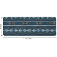 thumbnail image 7 of Blue Geometric Striped Pattern Kitchen Rug Mat,Kitchen Runner Rugs Non Skid Washable,Decorative Kitchen Floor Mats for Kitchen,Sink,Laundry,17"x47.2", 7 of 7