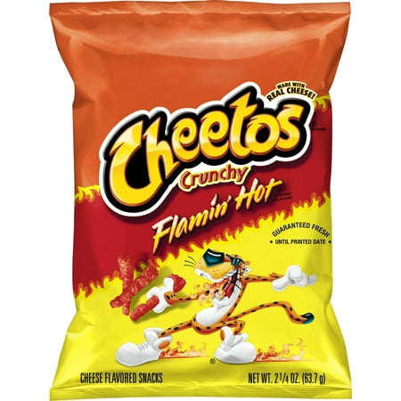 Frito Lay Cheetos Cheese Flavored Snacks, 2.25 oz