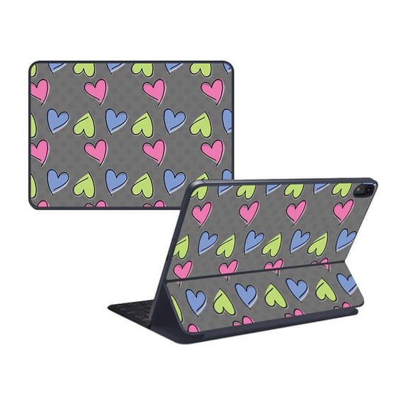 MightySkins APIPSK1118-Girly Skin for Apple iPad Pro Smart Keyboard 11 in. 2018 - Girly