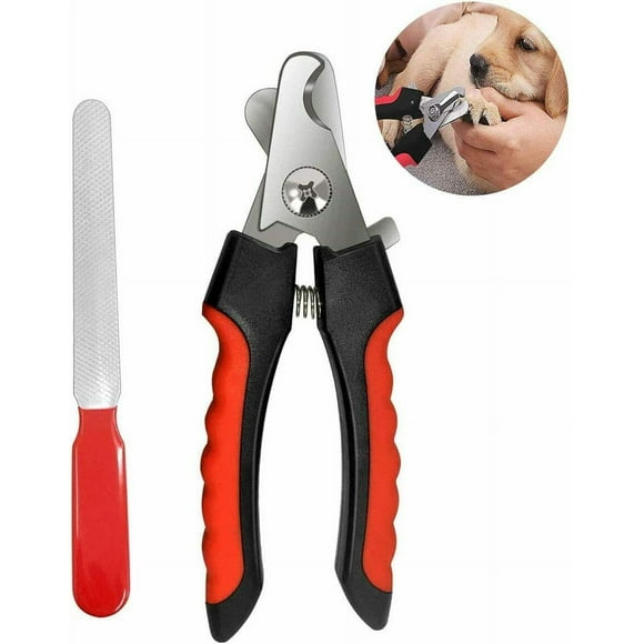 Dog Nail Clippers and Trimmers- with Quick Safety Guard to Avoid Over-Cutting Toenail
