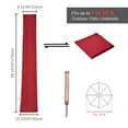 thumbnail image 6 of Yescom Outdoor Patio Umbrella Protective Cover Bag 180gsm Polyester Fabric fit 7 to 10ft Umb Garden Red, 6 of 10