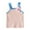 Pink, variant on Glisme Girls Tank Top Infant Tee Summer Vest Sling Flower Frilly Striped Printed Sleeveless For Newborn Clothes Classic Top Size 0-6 Months Pink