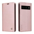 thumbnail image 1 of Funda para Google Pixel 6 Pro Estuche de Cuero PU Tipo Cartera con Ranuras para Tarjetas y Cierre Magnético, 1 of 5