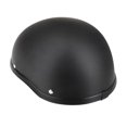 thumbnail image 3 of Casco de motocicleta semiabierto, color negro mate, con carcasa protectora para scooter y bicicleta, 3 of 9
