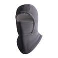 thumbnail image 3 of Pasamontañas, máscara de esquí, gorro de invierno, calentador de cuello, gorra con capucha, transpirable, cómoda máscara gris, 3 of 9