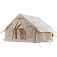 thumbnail image 5 of VEVOR Inflatable Tents for Camping, 4-6 Person Easy Setup Blow up Tent with Hand Pump,300D Oxford 4 Season Glamping Tent with Stove Jack 2 Doors & 4 Mesh Windows, Storage Bag Included, 5 of 10