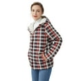 thumbnail image 2 of Orolay Women's Thickened Plaid Print Down Jacket with Hood, 2 of 7