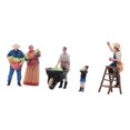 thumbnail image 3 of Figuras en Miniatura a Escala 1/64, Minimodelos, Adorno de La Familia de , Proyectos de Bricolaje, Accesorios para Dioramas, Figuras de Perso, 3 of 9