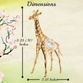 thumbnail image 4 of Matashi 24K Gold Plated Crystal Studded Gold Giraffe Ornament – Home Decorative Tabletop Showpiece – 1 Piece, 4 of 4
