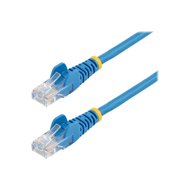 StarTech.com Cat5e Ethernet Cable100 ft - Blue - Patch Cable - Snagless Cat5e Cable - Long Network Cable - Ethernet Cord - Cat 5e Cable - 100ft - Patch cable - RJ-45 (M) to RJ-45 (M) - 101 ft - UTP - CAT 5e - snagless - blue - for P/N: ST121HD20L, ST121HD20V, SV565HDIP, USB2001EXT2PNA, USB2G4LEXT2NA, USB3004EXT2