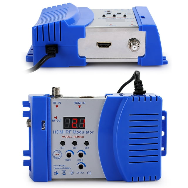 Garosa Full HD Digital Modulator HDM68 RF VHF/UHF 1080P PAL For Computer TV