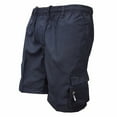 thumbnail image 2 of Arvbitana Men's Cargo Shorts, Workout Knee Length Pants, Loose-Fit Daily Wear Lounge Cozy Bottoms, 2 of 3