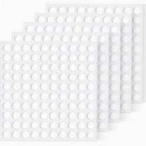 Poster Putty, 500 Pcs 6mm/0.24” Adhesive Dots, Double Sided Removable Sticky Tack, Clear Round Reusable Mounting Stickers Transparent Tacky Glue Tape for Wall Hanging Pictures