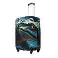 thumbnail image 2 of Daiia Starry Sky Colorful Crocodile A Luggage Cover, Thickened Washable Travel Luggage Covers, Elastic Unique Baggage Covers for 18-20 inch Luggage-X-Large, 2 of 9