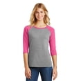 thumbnail image 1 of Camiseta manga raglán 3/4 Perfect Tri® para mujer de District®. DM136L Distrito  DM136L, 1 of 1
