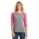 thumbnail image 1 of Camiseta manga raglán 3/4 Perfect Tri® para mujer de District®. DM136L Distrito  DM136L, 1 of 1