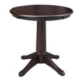 thumbnail image 1 of International Concepts K15-30RT-27B Table à Manger Ronde à Piédestal 30 Po. - Moka, 1 of 1