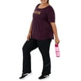 thumbnail image 4 of Terra Sky Women's Plus Size Scoop Neck Graphic Tee, 4 of 7